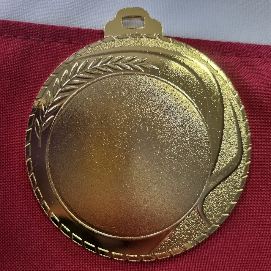 Metala medalas uhh ref 082 zelts D70